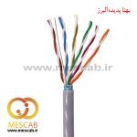 کابل مخابراتی 6 زوجی هوایی CCA فویلدار ‎6*2*0.6