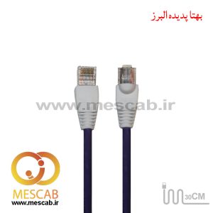 پچ کورد Cat6 UTP ای ام پی 30 سانتی AMP