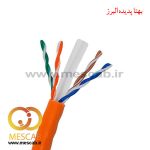 کابل شبکه Cat6 UTP نگزنس روکش LSZH تست فلوک چنل