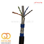 کابل شبکه Cat6 SFTP تمام مس تست چنل اوت دور 2 جکت