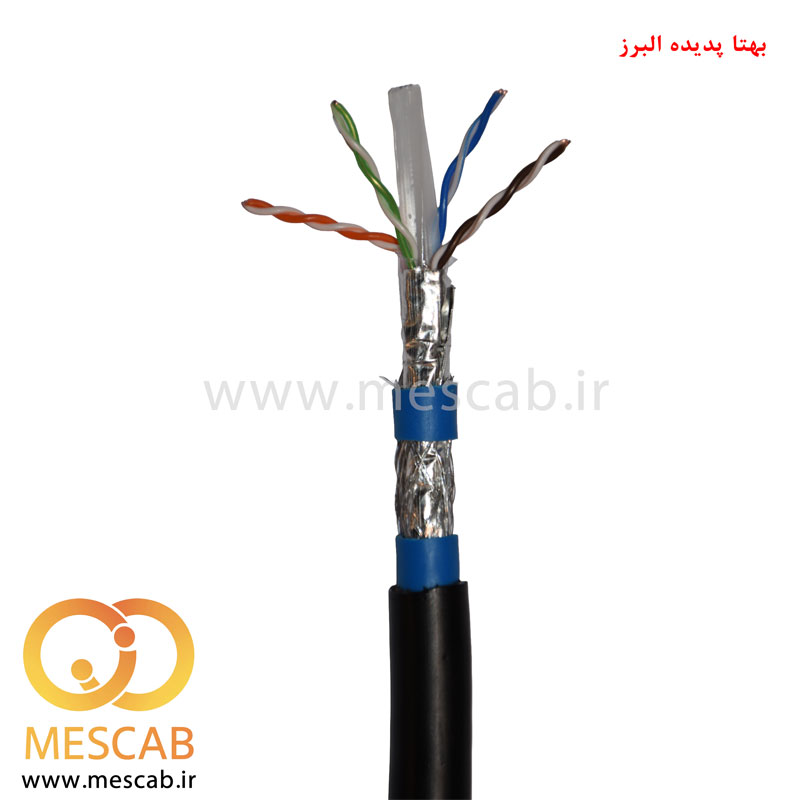 کابل شبکه Cat6 SFTP تمام مس اوت دور 2 جکت